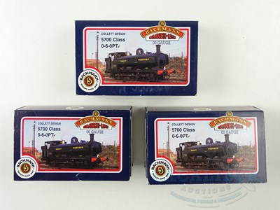 Lot 569 - A group of BACHMANN OO gauge class 57xx steam...