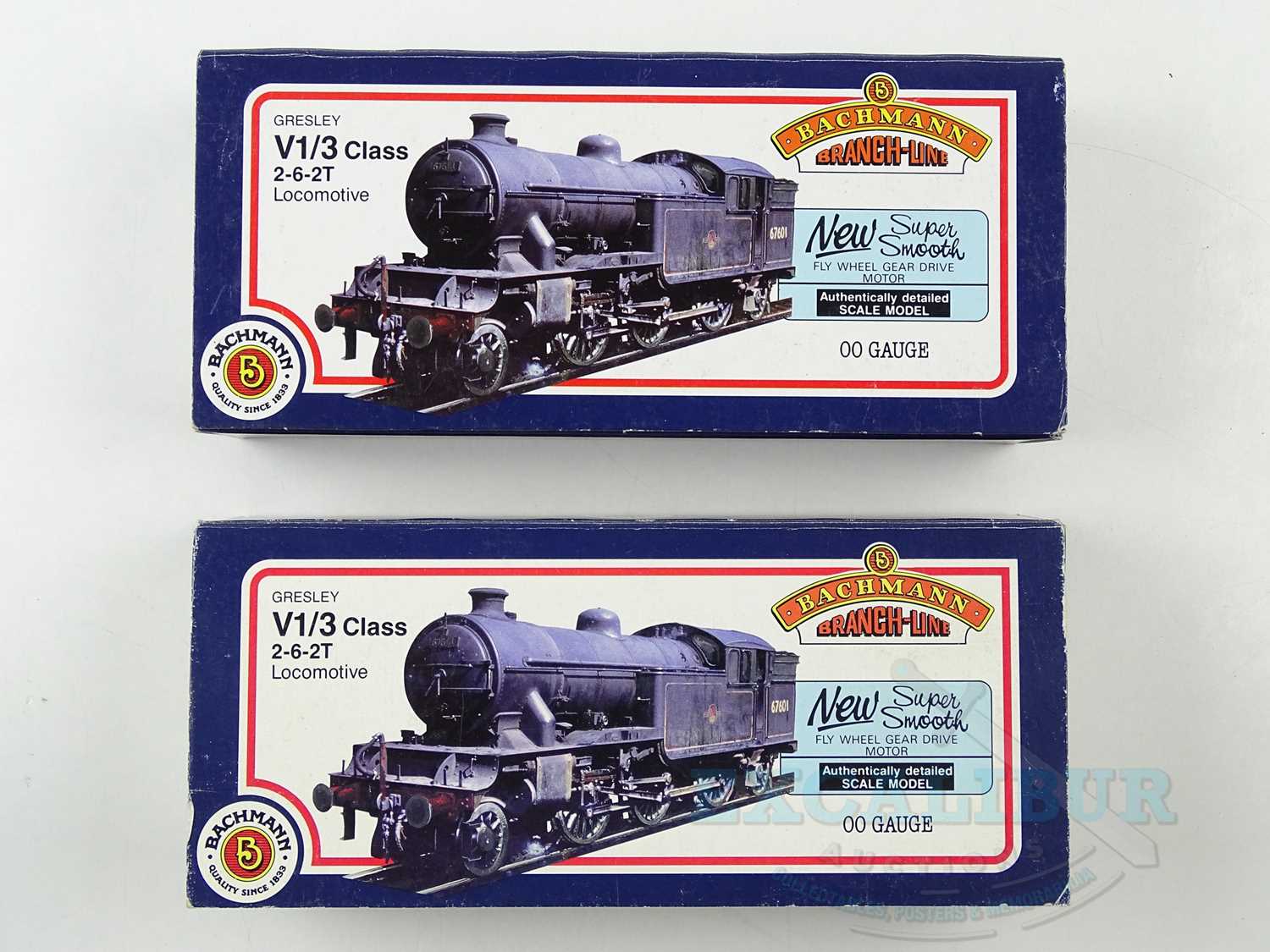 Lot 570 - A pair of BACHMANN OO gauge class V1 steam...