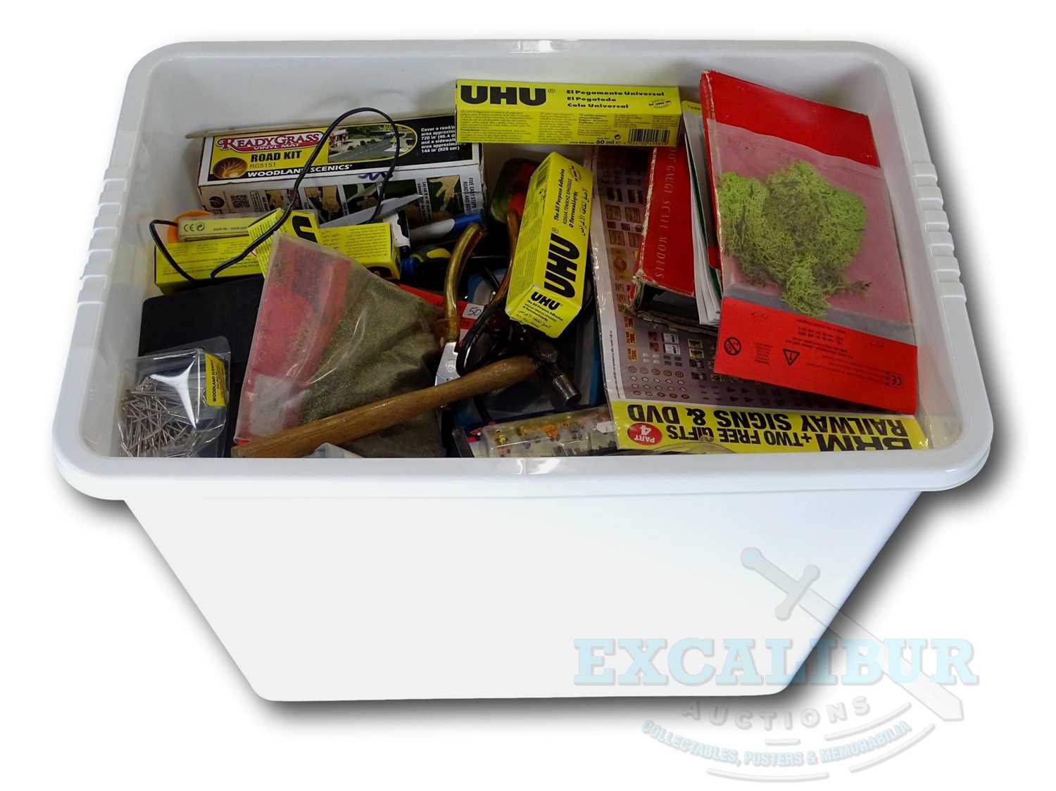 Lot 579 - A very large crate filled with modelling tools...