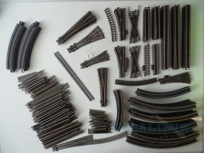 Lot 586 - A mixed quantity of OO gauge track by PECO,...