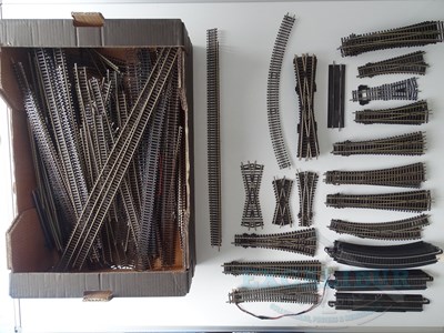 Lot 589 - A mixed quantity of OO gauge track by PECO,...