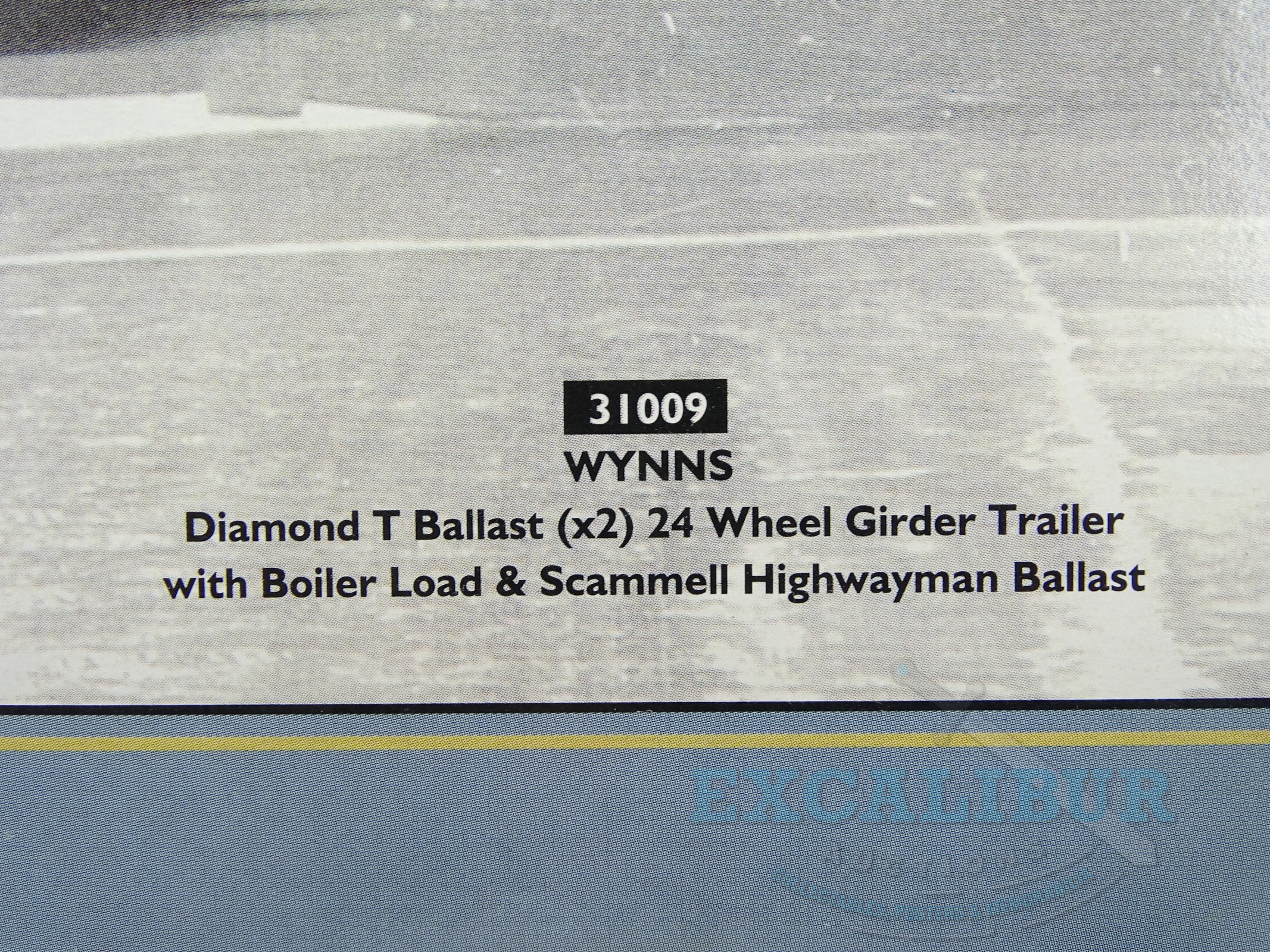 Lot 61 A Heavy Haulage 150 Scale 31009 Wynns