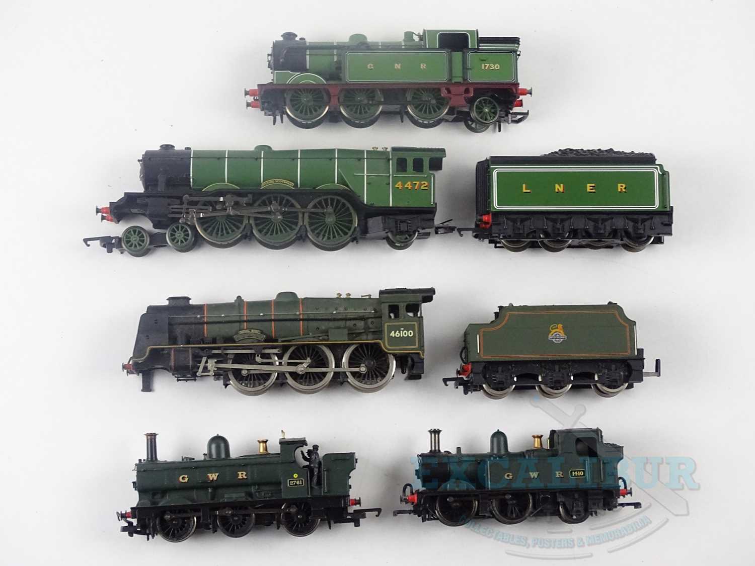 Lot 613 - A group of OO gauge steam locomotives by...