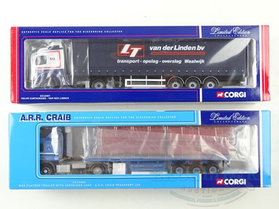 Lot 64 - A pair of CORGI 1:50 scale articulated lorries...