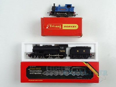 Lot 657 - A pair of TRI-ANG/HORNBY OO gauge steam...