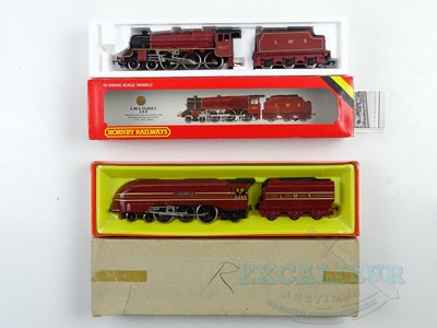 Lot 658 - A pair of HORNBY OO gauge LMS steam...