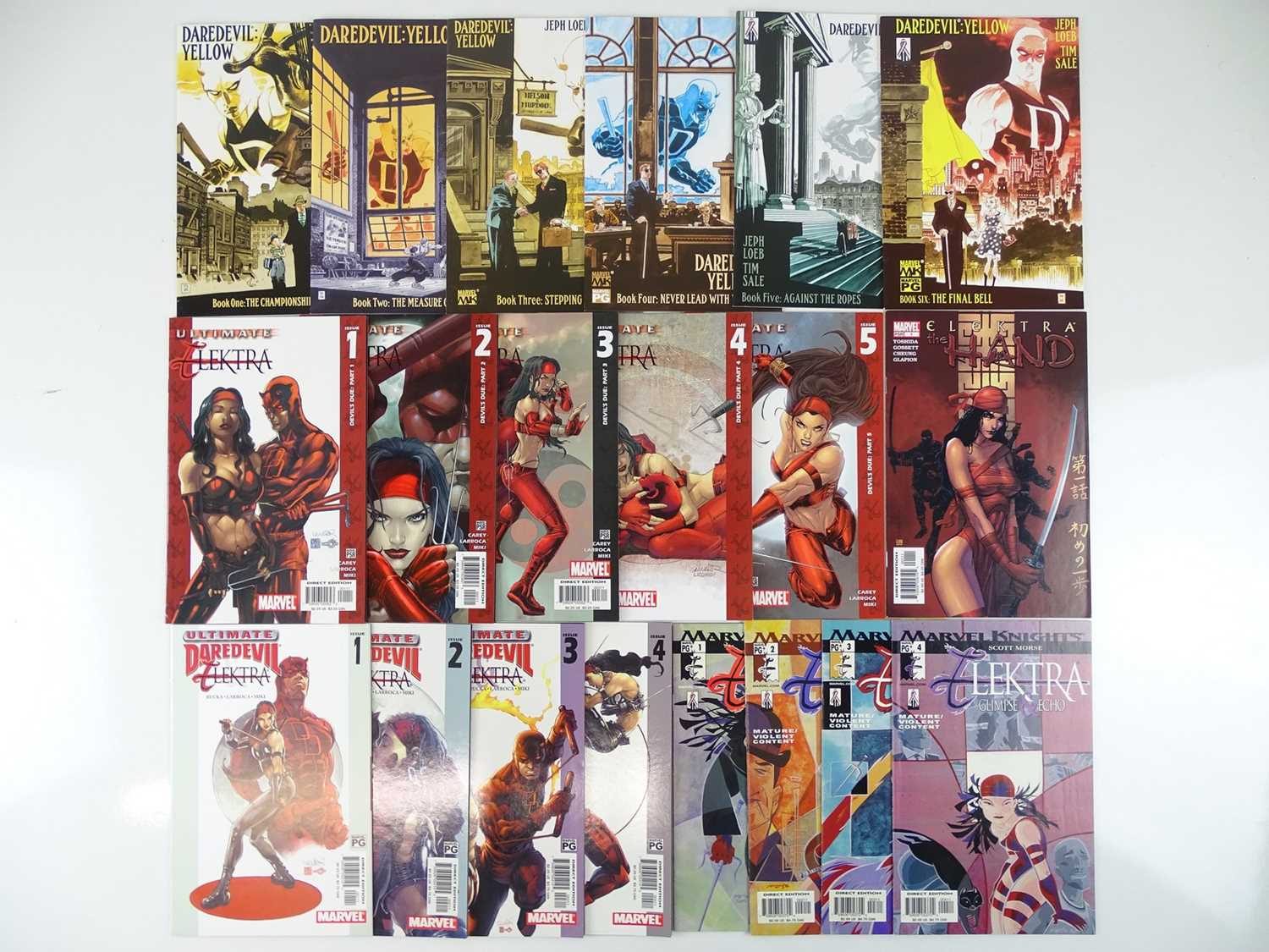 Lot 551 - ELEKTRA & DAREDEVIL (20 in Lot) - (MARVEL) -...