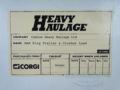 Lot 66 - A CORGI Heavy Haulage 1:50 Scale CC12002...
