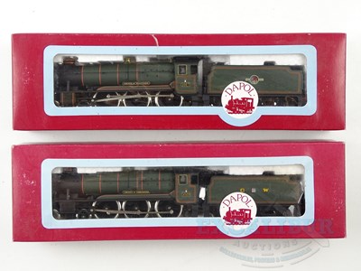 Lot 670 - A pair of DAPOL OO gauge County class steam...