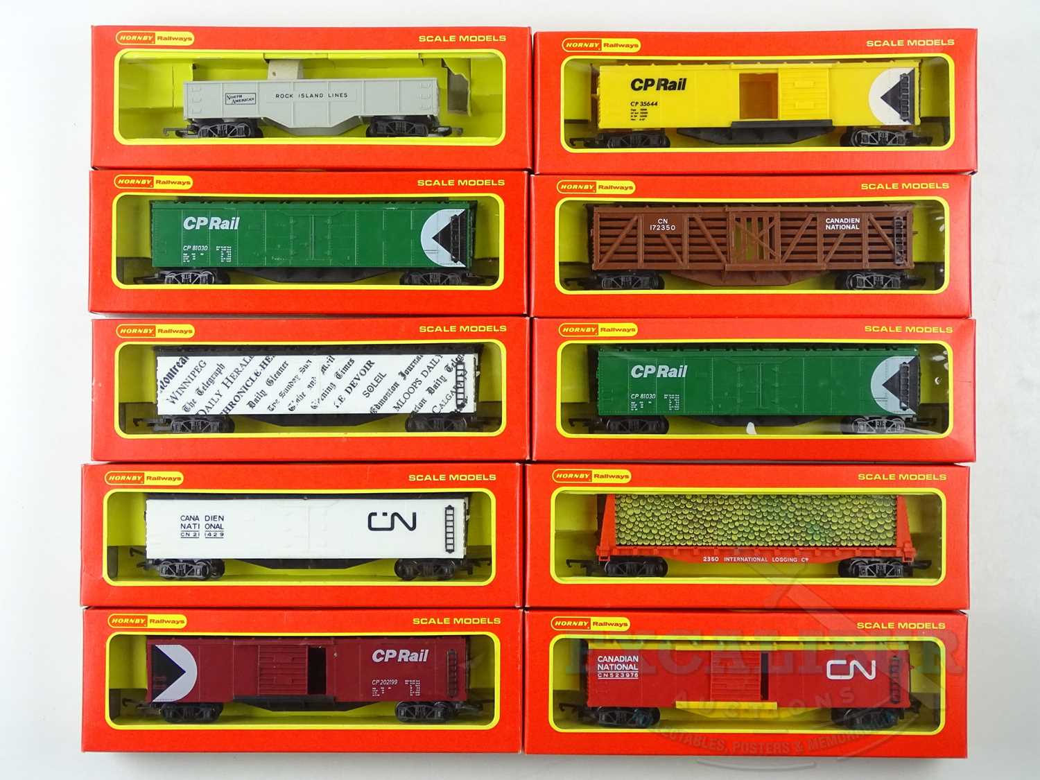 Lot 674 - A group of HORNBY OO/HO gauge Canadian issue...