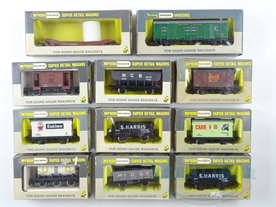 Lot 683 - A group of WRENN OO gauge wagons of various...