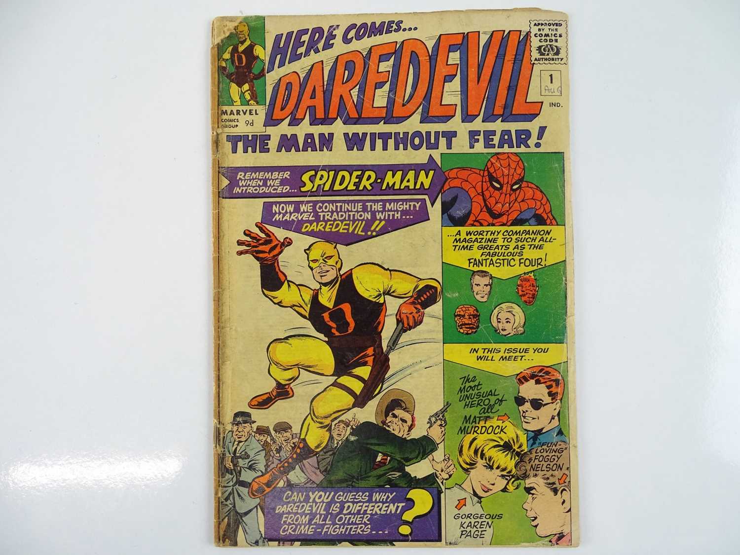 Lot 556 - DAREDEVIL #1 - (1964 - MARVEL - UK Price...