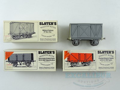 Lot 743 - A group of built/part built O gauge plastic...