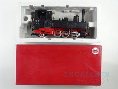 Lot 747 - An LGB G scale 20721 0-6-2 steam tank...