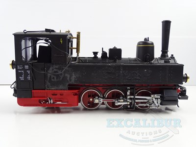 Lot 747 - An LGB G scale 20721 0-6-2 steam tank...