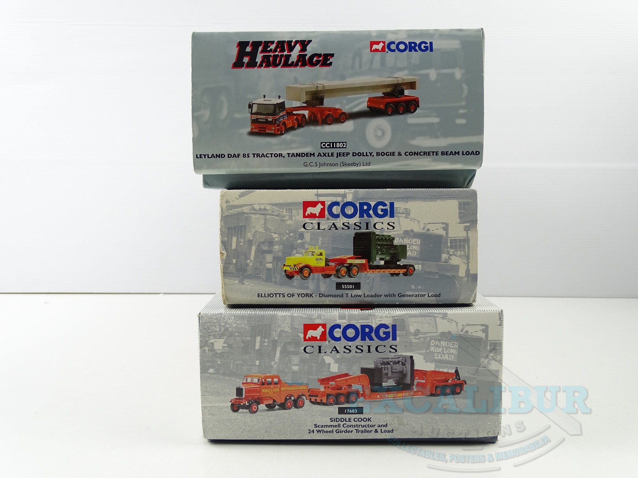 Lot 78 - A group of CORGI Heavy Haulage 1:50 scale