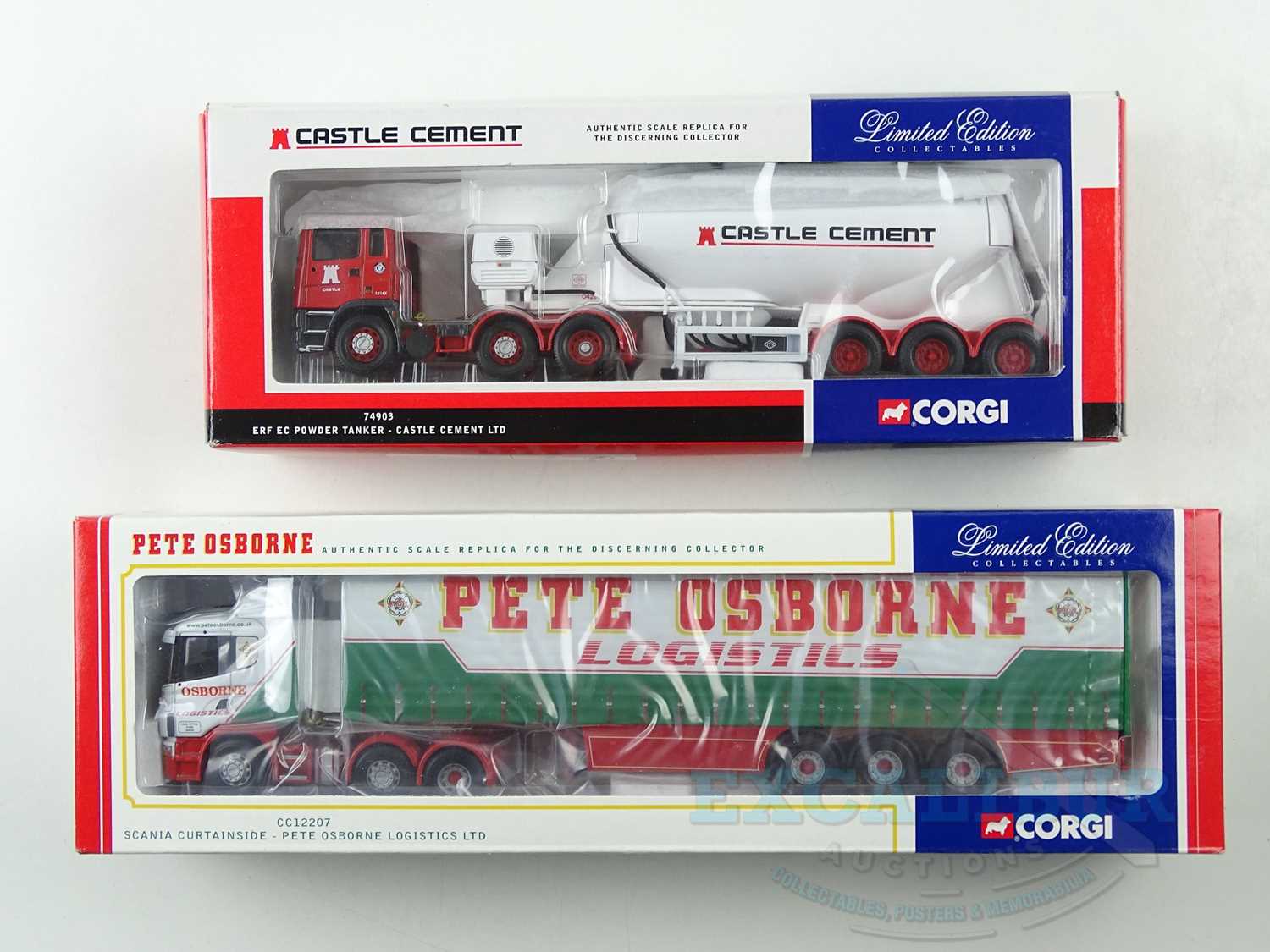 Lot 87 - A pair of CORGI 1:50 scale articulated lorries...
