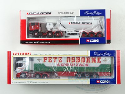 Lot 87 - A pair of CORGI 1:50 scale articulated lorries...