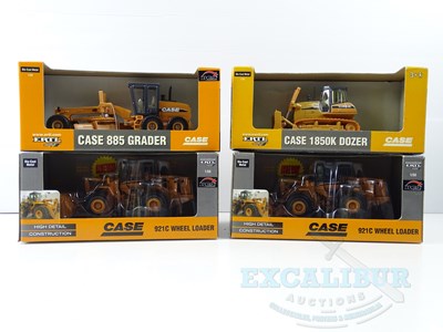 Lot 91 - A group of ERTL 1:50 scale construction...
