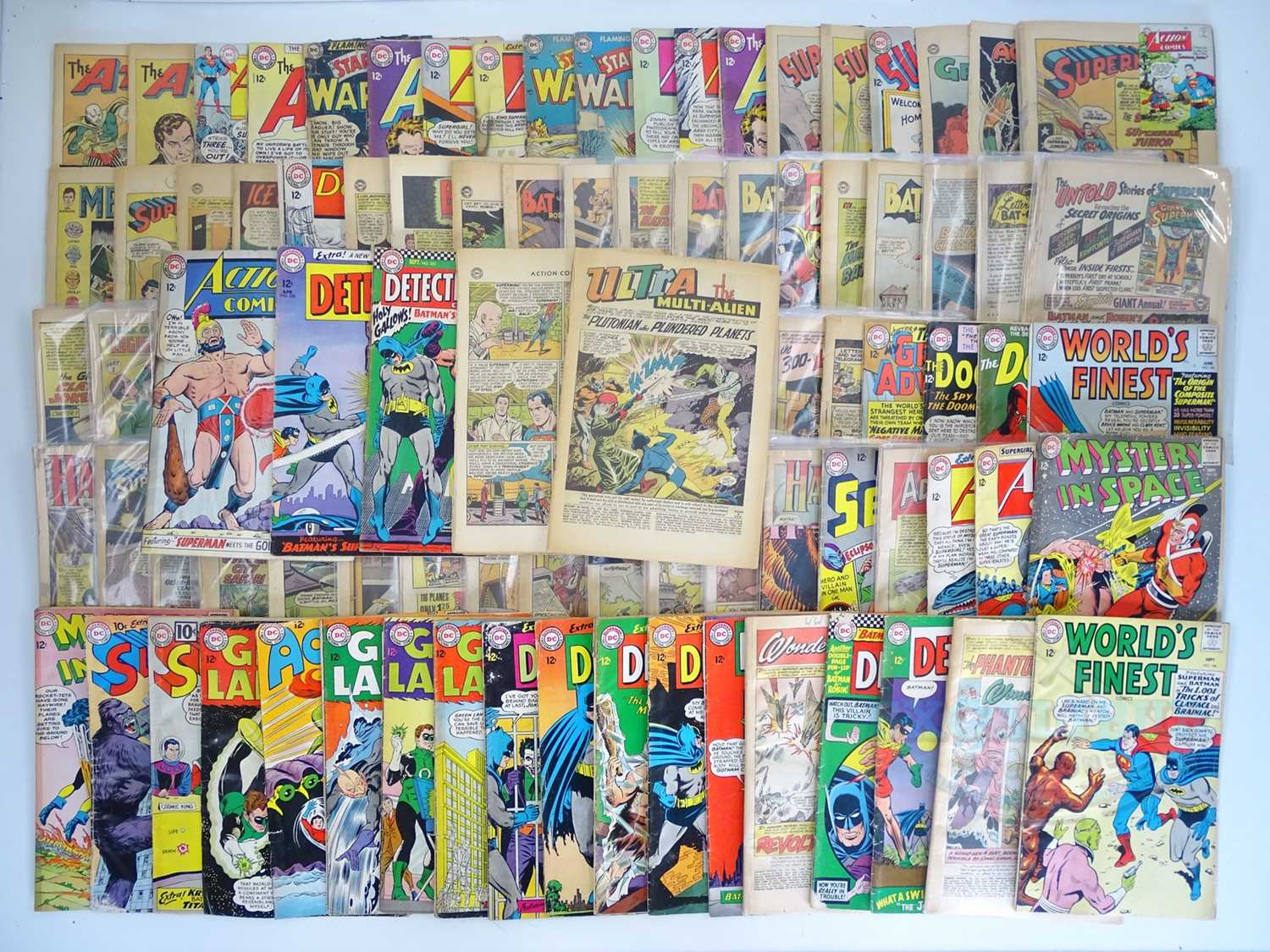 Lot 106 - DC SILVER AGE DAMAGED LOT (90+ in LOT) -...