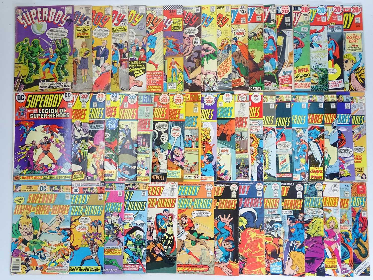 Lot 107 - SUPERBOY (53 in LOT) - (1961/1977 - DC) - #86,...