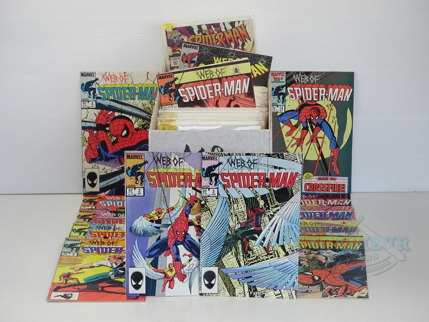 Lot 194 - WEB OF SPIDER-MAN (148 in Lot) - (1986/1995 -...