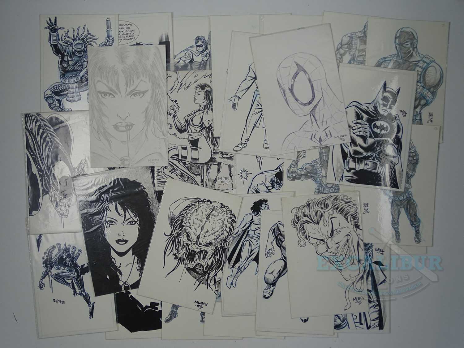 Lot 199 - ORIGINAL COMIC ART LOT(31 in Lot) - A...