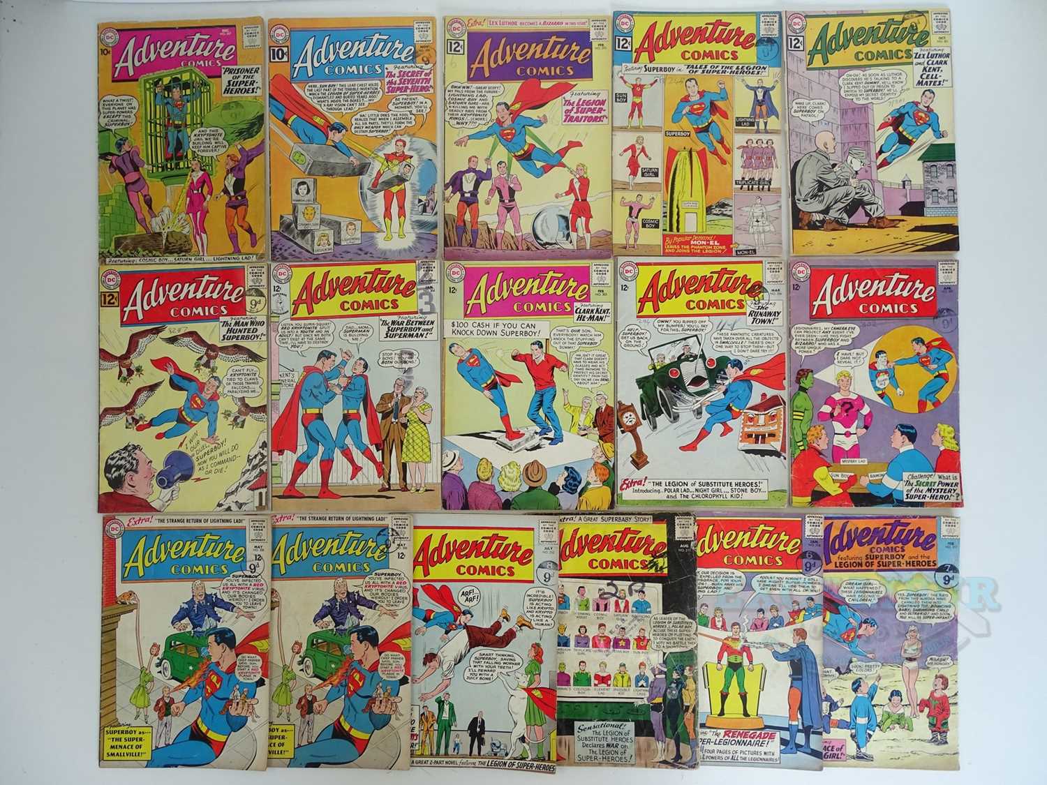 Lot 222 - ADVENTURE COMICS (16 in Lot) - (1959/1964 -...
