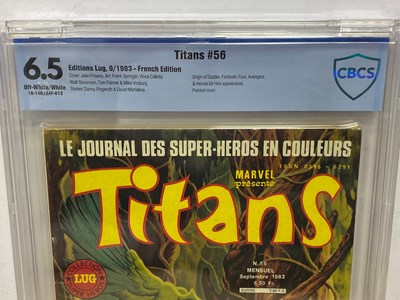 Lot 581 - TITANS #56 (1983 - MARVEL - French Edition)...