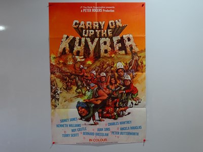 Lot 114 - CARRY ON UP THE KHYBER (1968) - A UK one sheet...