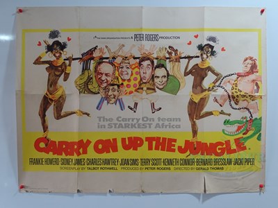 Lot 115 - CARRY ON UP THE JUNGLE (1970) - A UK Quad film...