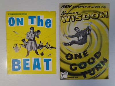 Lot 125 - A pair of Norman Wisdom movie campaign books...