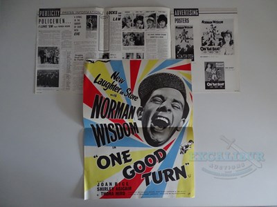 Lot 125 - A pair of Norman Wisdom movie campaign books...