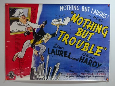 Lot 141 - NOTHING BUT TROUBLE (1944) - A reproduction...