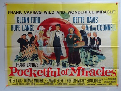 Lot 142 - POCKETFUL OF MIRACLES (1961) - A UK Quad film...
