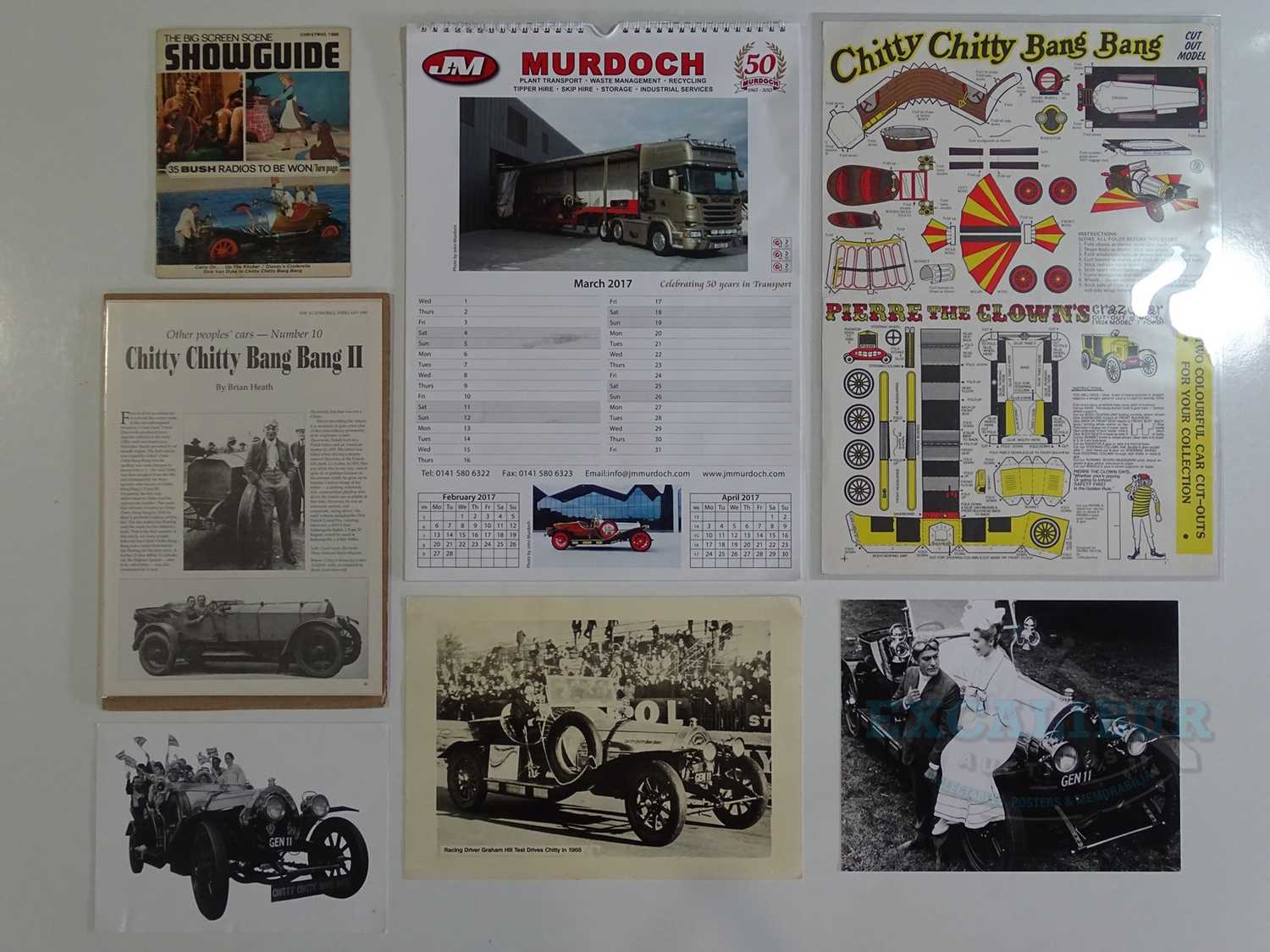 Lot 152 - A group of CHITTY CHITTY BANG BANG memorabilia...