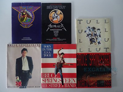 Lot 17 - A group of concert programmes comprising BRUCE...