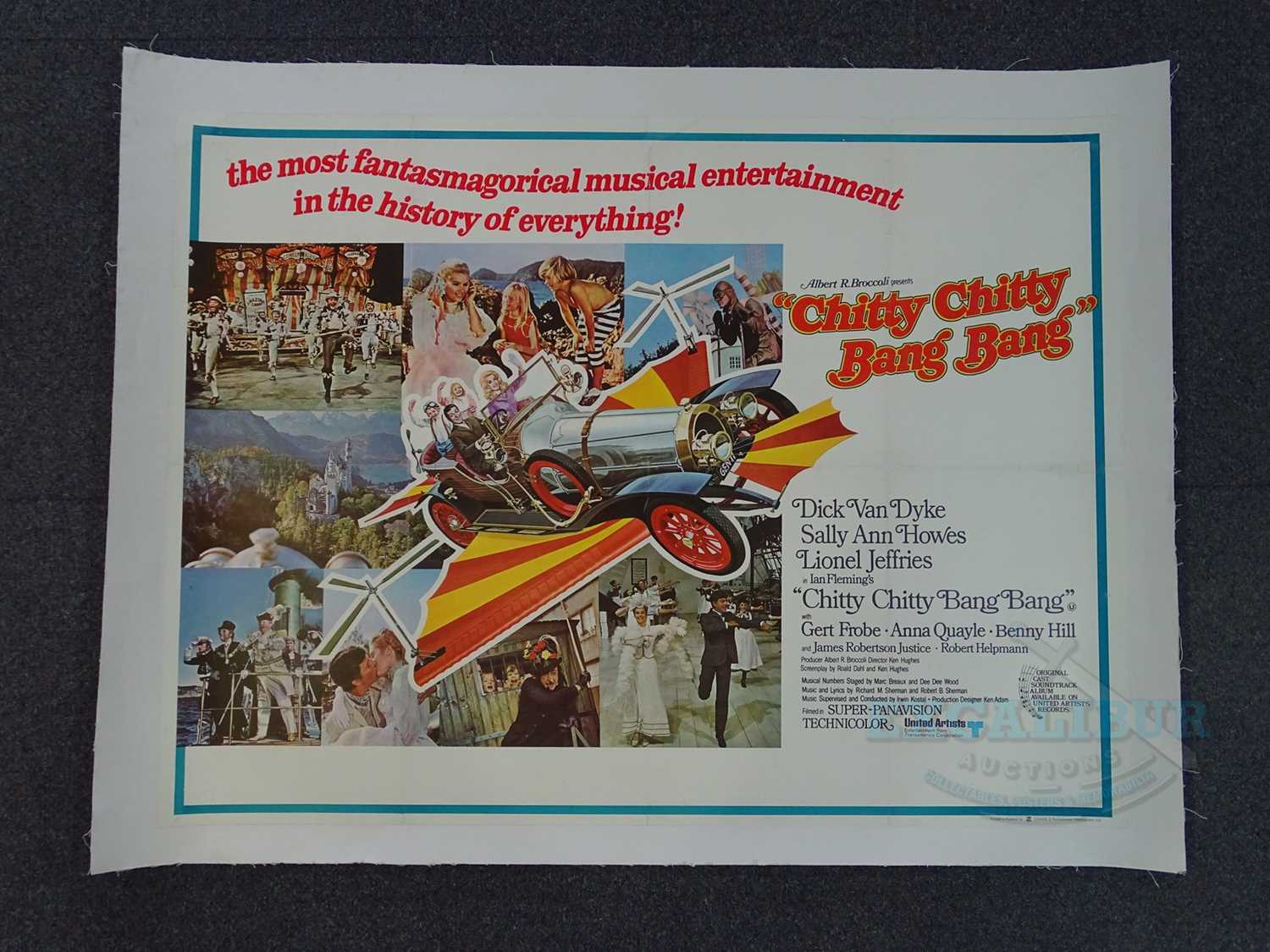 Lot 171 - CHITTY CHITTY BANG BANG (1968) - A linen...