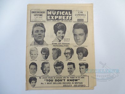 Lot 18 - A group of 10 NEW MUSICAL EXPRESS magazines -...