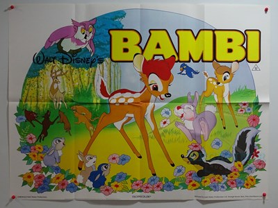 Lot 198 - WALT DISNEY - BAMBI (1942 - 1985 release) - A...