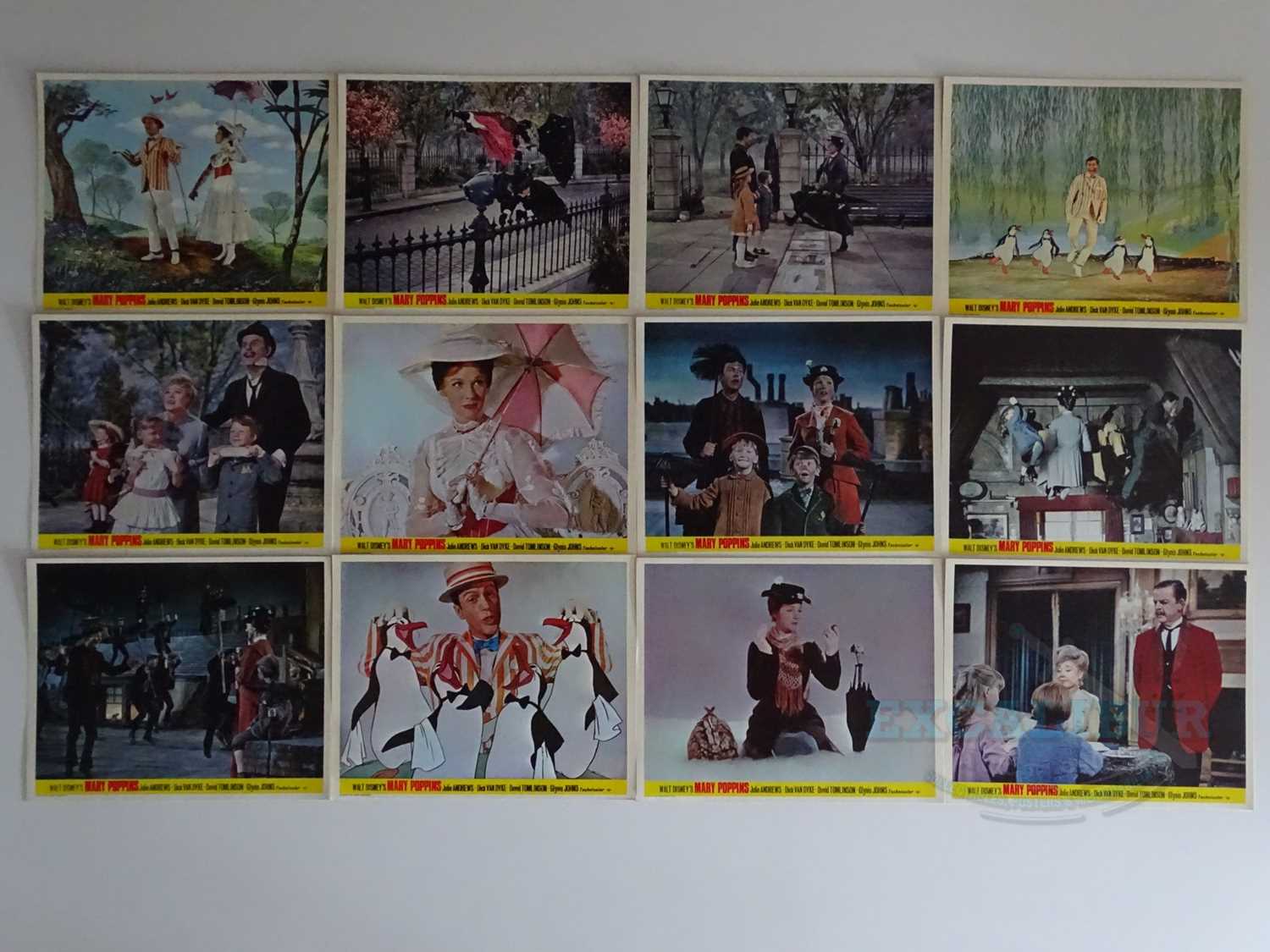 Lot 201 - WALT DISNEY - MARY POPPINS - A full set of 12...