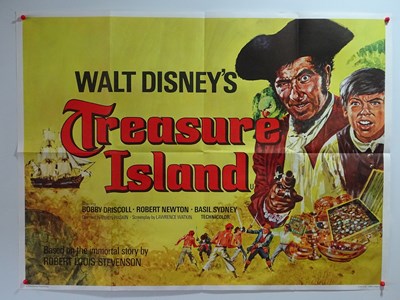 Lot 205 - WALT DISNEY - A group of 7 UK Quad film...