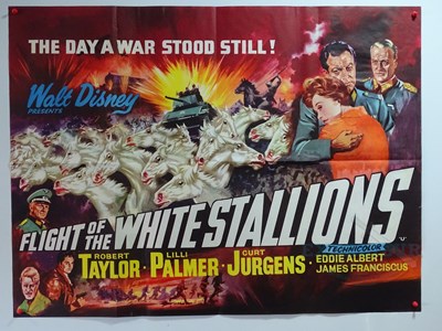 Lot 205 - WALT DISNEY - A group of 7 UK Quad film...