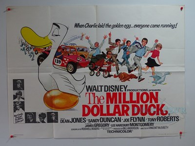 Lot 205 - WALT DISNEY - A group of 7 UK Quad film...