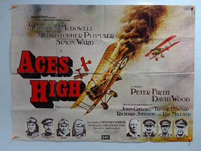 Lot 222 - A pair of UK Quad film posters comprising ACES...