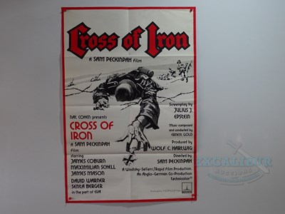 Lot 225 - CROSS OF IRON (1977) - One sheet movie poster -...