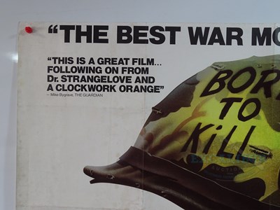 Lot 227 - FULL METAL JACKET (1987) - A UK Quad film...