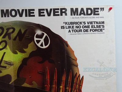 Lot 227 - FULL METAL JACKET (1987) - A UK Quad film...