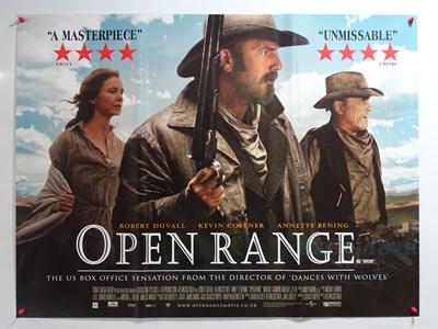 Lot 230 - OPEN RANGE (2003) - A pair of UK Quad movie...