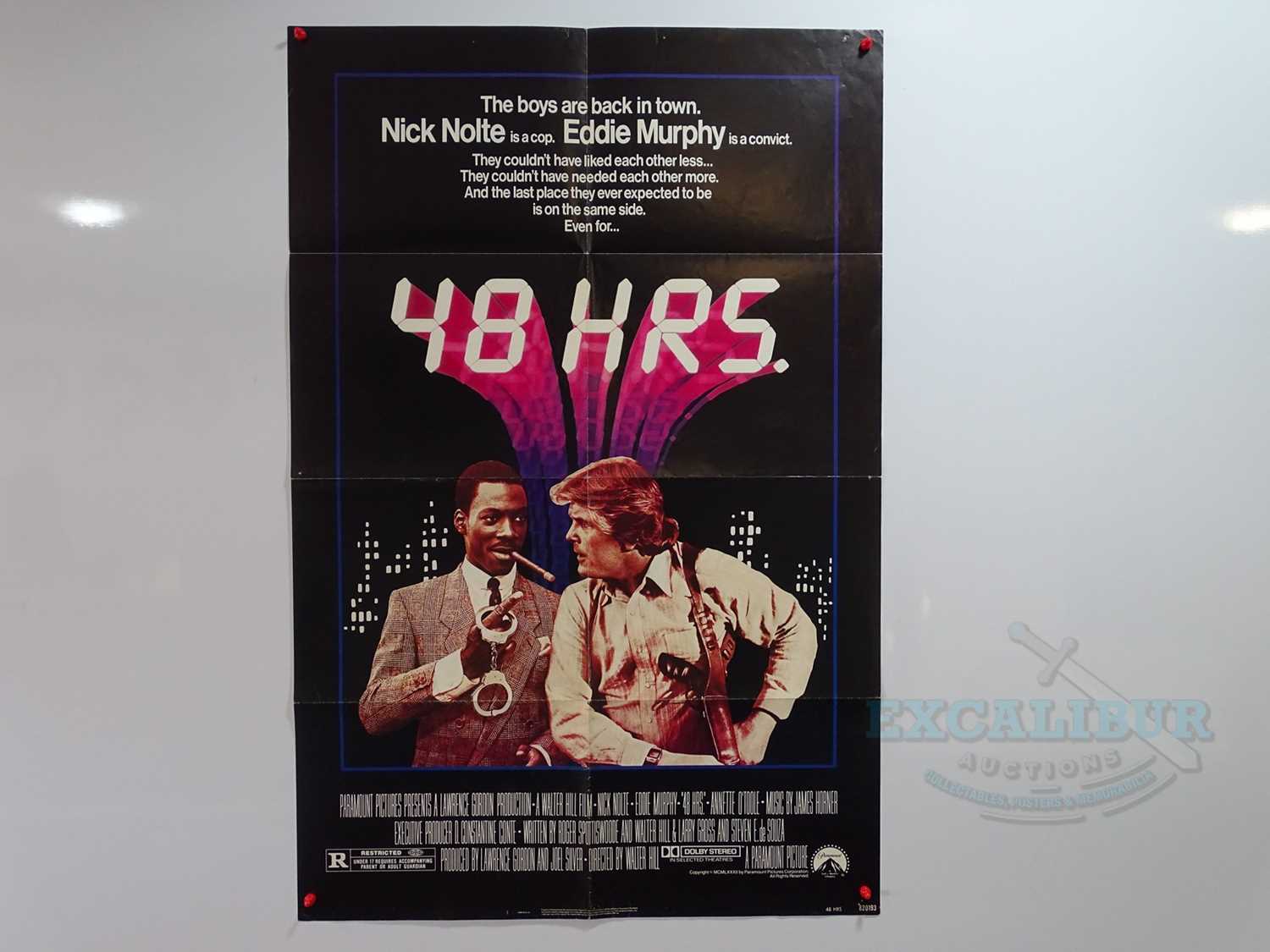 Lot 240 - 48 HRS. (1982) - A US one sheet movie poster -...
